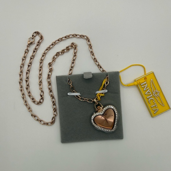 Invicta Mini Ángel Women’s Necklace Watch -27.5mm, Rose Gold (49939) - Picture 3 of 5